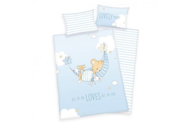Ekologiškos medvilnės patalynė Lovely dreams|Satininės paklodės|TavoSapnas