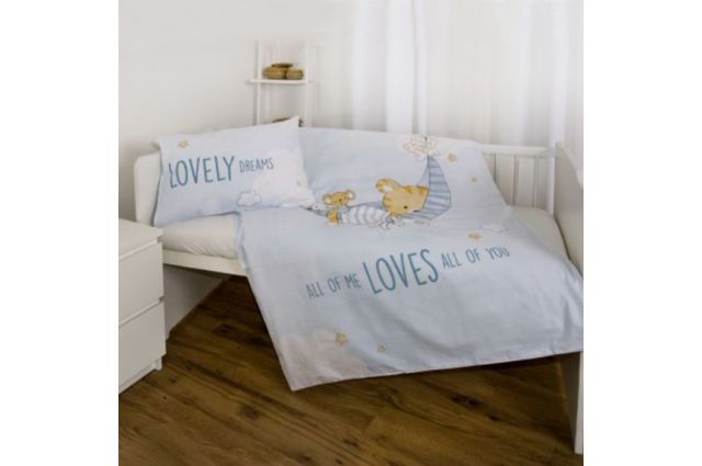 Ekologiškos medvilnės patalynė Lovely dreams|Satininės paklodės|TavoSapnas