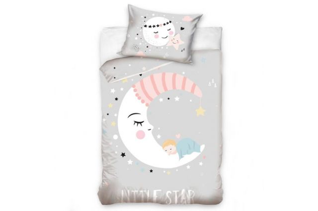 Premium patalynė Sleepy moon|Satininės paklodės|TavoSapnas