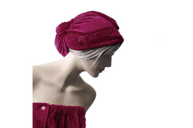Plaukų rankšluostis-turbanas Fuksija||TavoSapnas