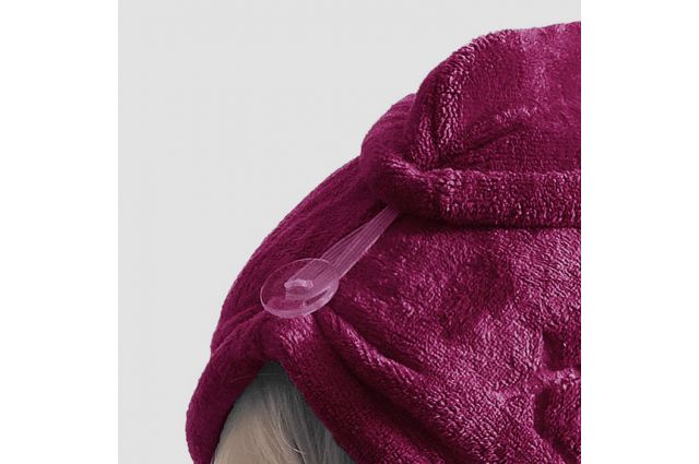 Plaukų rankšluostis-turbanas Fuksija||TavoSapnas