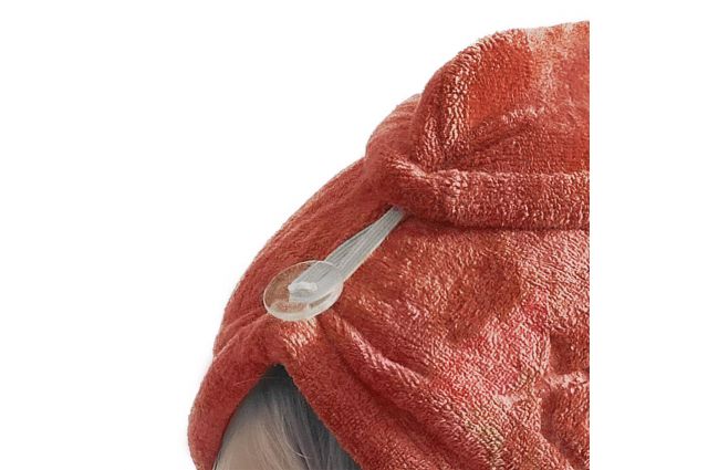 Plaukų rankšluostis-turbanas Terakota||TavoSapnas
