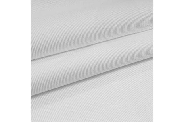 Rib trikotažas baltas, likutis 0.50x1.10m||TavoSapnas