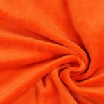 Medvilninis veliūras oranžinis, likutis 0.70x1.80m||TavoSapnas