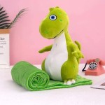 Žaislas-pagalvėlė su pleduku Dinozauras||TavoSapnas