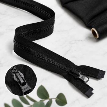 YKK traktoriuko tipo užtrauktukas 70 cm (juodas)|Audiniai|TavoSapnas