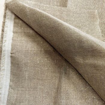 Lino likutis 0.25x1.40m (blizgus, nekietas)|Audiniai|TavoSapnas