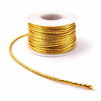 Virvutė aukso, 2mm (20m)|Audiniai|TavoSapnas