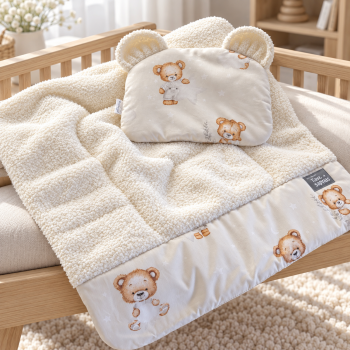 Komplektas vežimėliui Teddy Bear|Vasarinio šiltumo|TavoSapnas