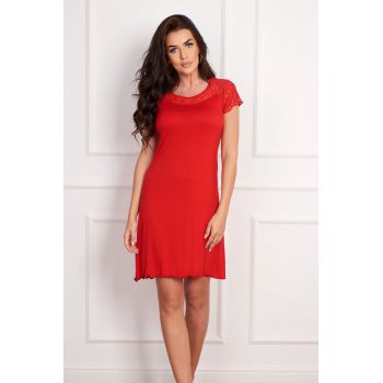 Viskoziniai naktiniai Red, L|Prekės namams|TavoSapnas