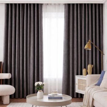 Matuojama naktinė užuolaida Softy Natural, aukštis 295 cm|Užuolaidos|TavoSapnas