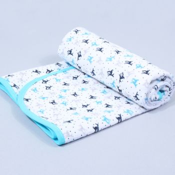 Ekologiškas neperšlampantis frotinis paklotas, 75x75 cm|Kūdikio miegas ir priežiūra|TavoSapnas