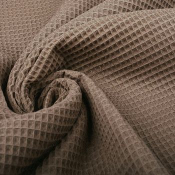 Medvilninis audinys WAFFLE rudas, 1.40x1.45m|Audiniai|TavoSapnas