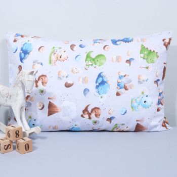 Medvilninis pagalvės užvalkalas Baby Dino, 40x60 cm|Kūdikio miegas ir priežiūra|TavoSapnas