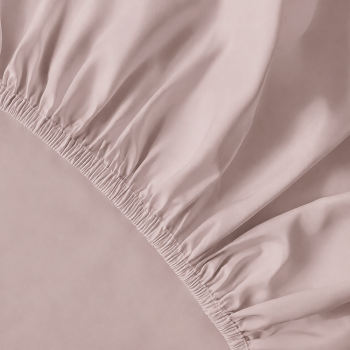 Pure Collection satino paklodė su guma POWDER PINK, 200x220 cm|Patalynė|TavoSapnas