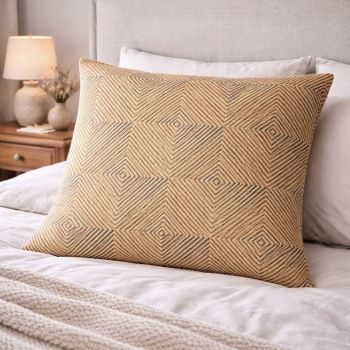 Medvilninis pagalvės užvalkalas su užtrauktuku Rombai, 70x80 cm|Patalynė|TavoSapnas