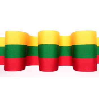 Trispalvė juostelė Lietuva, likutis 0.35m|Siuvimo priedai|TavoSapnas