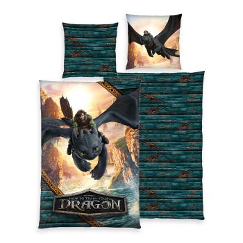 Patalynės komplektas Dragon, 135x200, 80x80 cm|Vaikiška patalynė|TavoSapnas