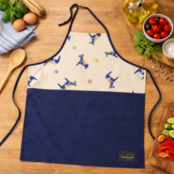 Lininė vaikiška prijuostė Arkliukai|Prekės namams|TavoSapnas