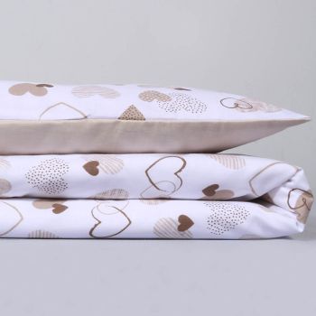 Patalynės komplektas Širdelės, 110x140, 40x60 cm|110x140 cm |TavoSapnas