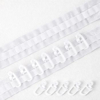 Kabliukai lubiniam karnizui, 100 vnt.|Užuolaidos|TavoSapnas