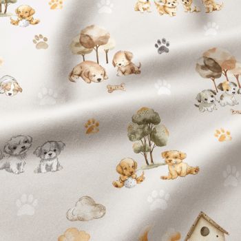 Drobelė Šuniukai|Audiniai|TavoSapnas