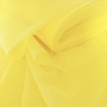 Minkštas tiulis Soft (geltonas)|Audiniai|TavoSapnas