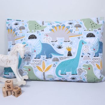 Medvilninis pagalvės užvalkalas Dino, 40x60 cm|Kūdikio miegas ir priežiūra|TavoSapnas