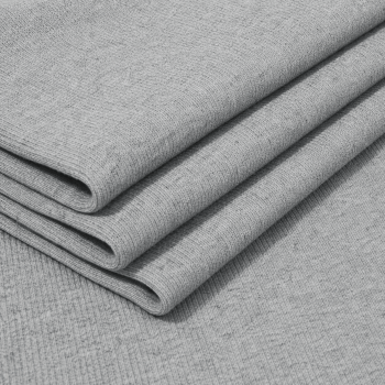 Rib trikotažas pilkas melanžas|Audiniai|TavoSapnas