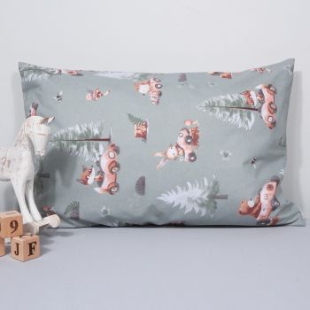 Medvilninis pagalvės užvalkalas Lenktynės, 40x60 cm|Kūdikio miegas ir priežiūra|TavoSapnas