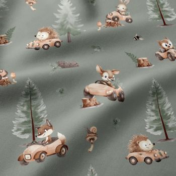 Drobelė Miško lenktynės, likutis 0.35x2.80m|Audiniai|TavoSapnas