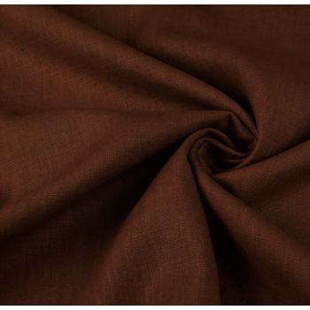 Minkštas plautas linas Orange Brown|Audiniai|TavoSapnas