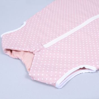 Miegmaišis su dvipusiu užtrauktuku Pink Dots, 75 cm|Vidutinio šiltumo|TavoSapnas