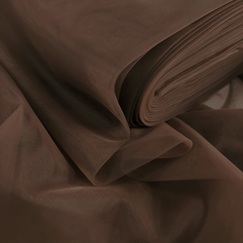 Minkštas tiulis Soft (rudas)|Audiniai|TavoSapnas