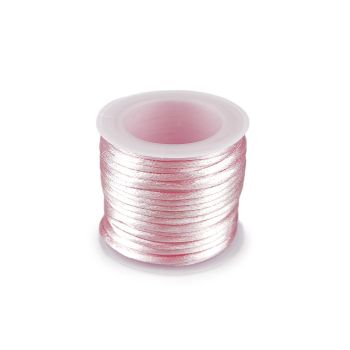 Virvutė atlasinė pink, 2mm (10m)|Audiniai|TavoSapnas