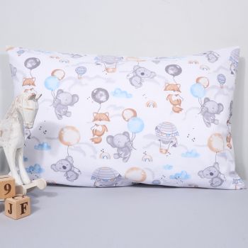 Medvilninis pagalvės užvalkalas Balionėliai, 40x60 cm|Kūdikio miegas ir priežiūra|TavoSapnas