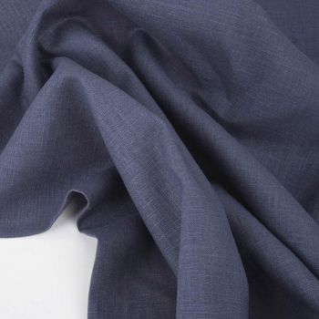 Minkštas plautas linas Indigo Blue|Audiniai|TavoSapnas