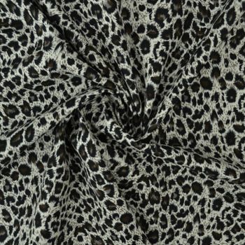 Medvilninis poplin audinys Leopard, likutis 0.80x1.40m|Audiniai|TavoSapnas