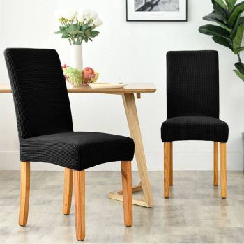 Kėdžių užvalkalai, juodi, 2 vnt.|Prekės namams|TavoSapnas