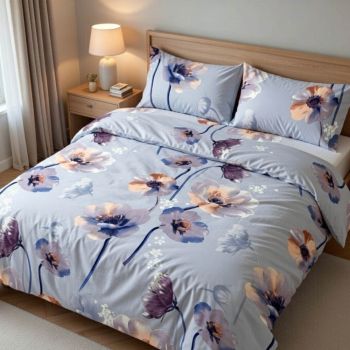 Patalynės komplektas Flowers, 140x200, 70x70 cm|140x200cm|TavoSapnas