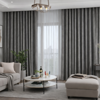 Matuojama naktinė užuolaida Emma Grey, aukštis 280 cm|Užuolaidos|TavoSapnas