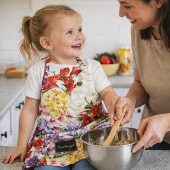 Vaikiška prijuostė Summer Flowers|Prekės namams|TavoSapnas