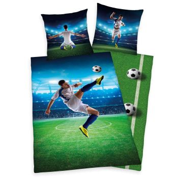 Patalynės komplektas Futbolas, 135x200, 80x80 cm|Vaikiška patalynė|TavoSapnas