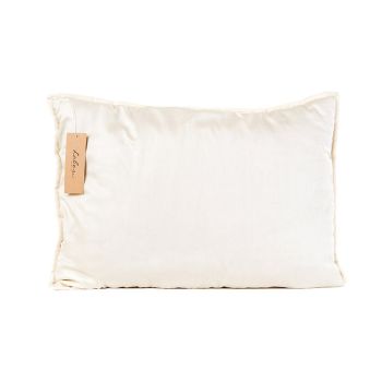Rankų darbo vilnos užpildo pagalvė su viskoelastinio porolono šerdimi, 50x70 cm|50x70 cm|TavoSapnas