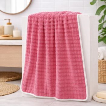 Mikropluošto rankšluostis Pink, 70x140 cm|Prekės namams|TavoSapnas