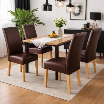 Kėdžių užvalkalai Brown, 2 vnt.|Prekės namams|TavoSapnas