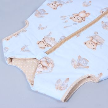 Šiltas miegmaišis su dvipusiu užtrauktuku Teddy Bear, 90 cm|Žieminio šiltumo|TavoSapnas