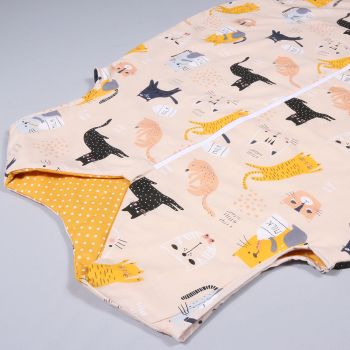 Miegmaišis su dvipusiu užtrauktuku Katinai, 140 cm|Vidutinio šiltumo|TavoSapnas