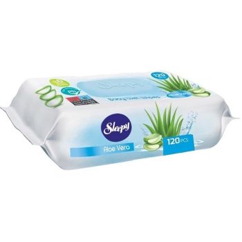 Drėgnos servetėlės Sleepy Aloe Vera, 120 vnt.|Prekės namams|TavoSapnas