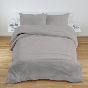 Satino patalynės komplektas Pilkas, 200x220, 70x70 cm|200x220cm|TavoSapnas